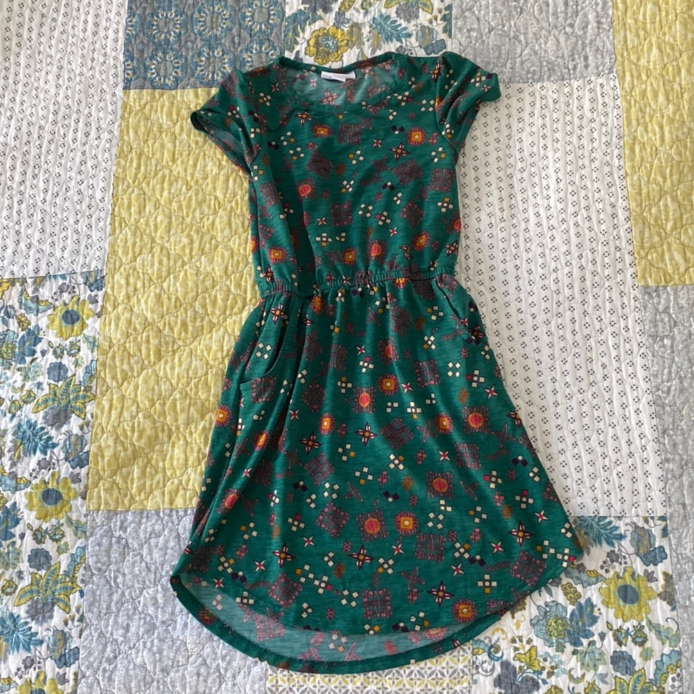 💚 Lularoe Mae dress, Girls 6 💚